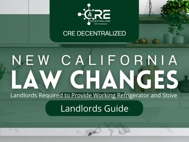 2026 New California Law Refrigerator And Stove